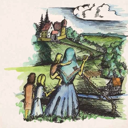 "Scharfenberger Burg", Illustration Raimund Schüller