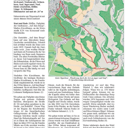 Übersicht Wanderung