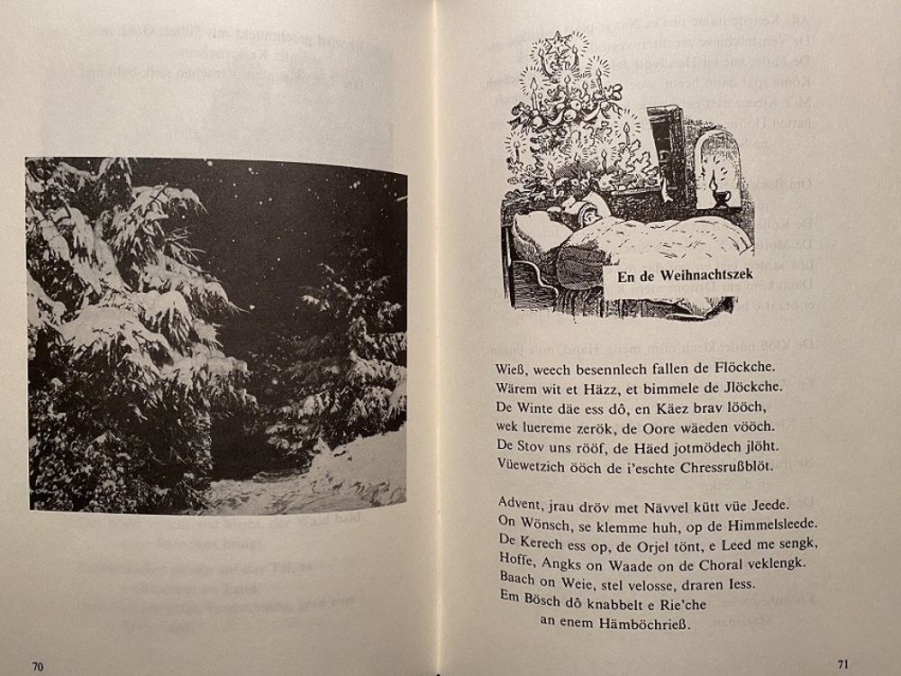 "En de Weihnachtszeg" aus dem Buch "Heimatliche Winterzeit - Erinnerungen"