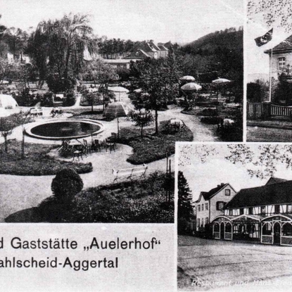 Kurgarten der "Kur- und Gaststätte Auelerhof"