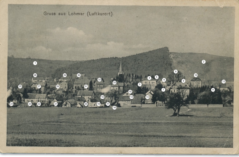 Gruß aus Lohmar um 1911/12 (Photogr. u. Verlag von Albert Dietzgen, Siegburg“; Archiv Josef Breuch)