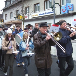 "Kleine Eröffnung" mit Blasorchester Lohmar am 27. November 2005